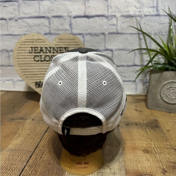 Rep Your Water Texas Hat Cap Snapback Trucker Gray White Fisherman Mesh Back Men - Picture 4 of 7